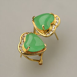 gold-heart-jade-Earring-040