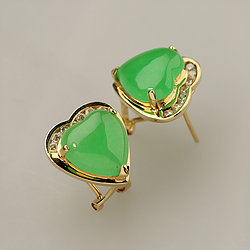 gold-heart-jade-Earring-041