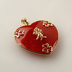 14k-gold-love-heart-red-jade-pendant