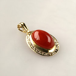 Gold-Greek-Key-Good-Luck-red-jade-pendant