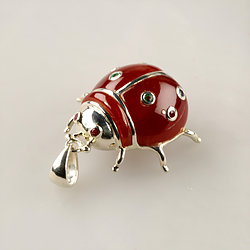 silver-stone-lady-bug-red-jade-pendant