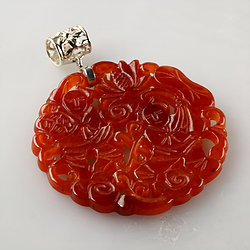 925-sterling-silver-flower-red-jade-pendant