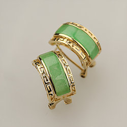 greek-key-green-jade-earring-GJE4