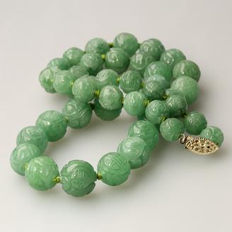 jade ball necklace