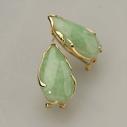 real jade earrings