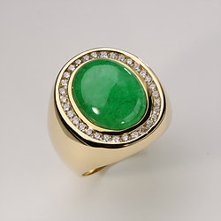 Green Jade Ring - Jade Shop
