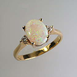 Fire Opal Ring - Jade Shop