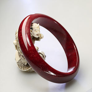 red jade bangle bracelet